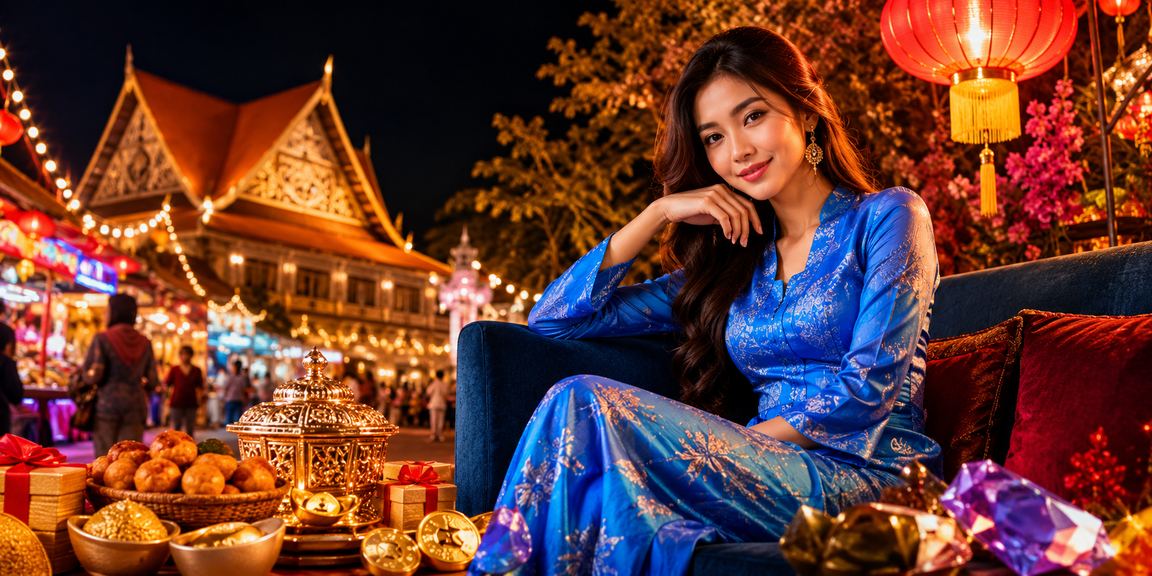 Pertaruhan dalam talian di Sarawak dengan pemain berbaju kurung